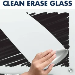 Quartet Infinity Magnetic Glass Unframed Dry-Erase Whiteboard, 72