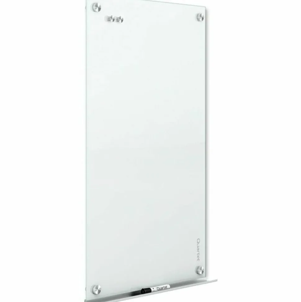 Quartet Infinity Magnetic Glass Unframed Dry-Erase Whiteboard, 72" x 48", White