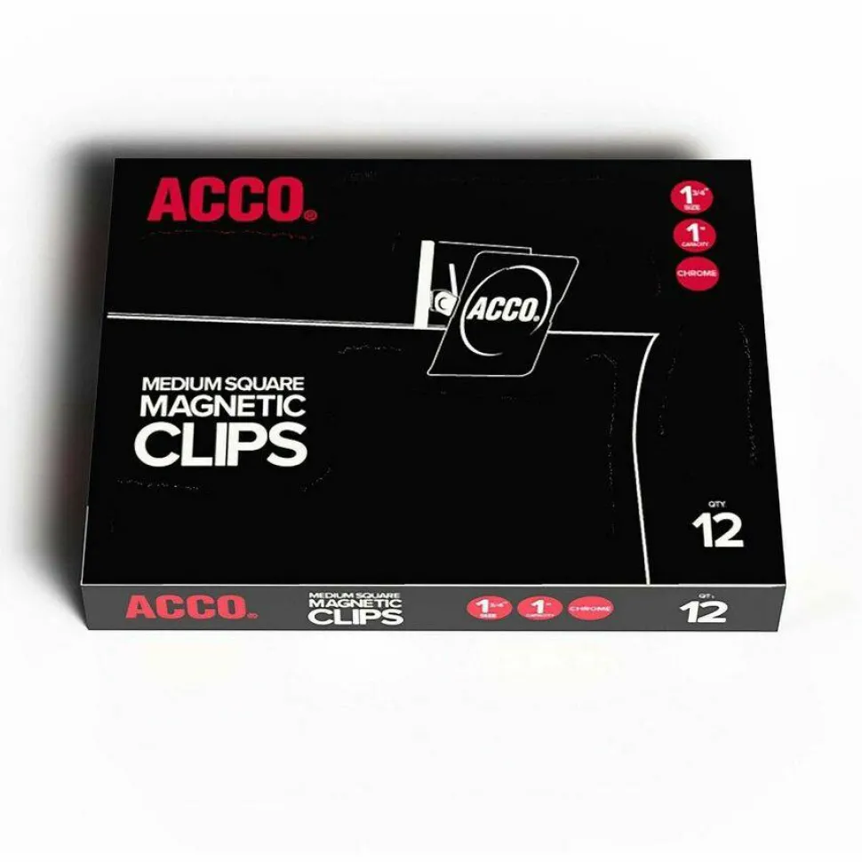 Quartet 1" Capacity Medium Magnetic Clip