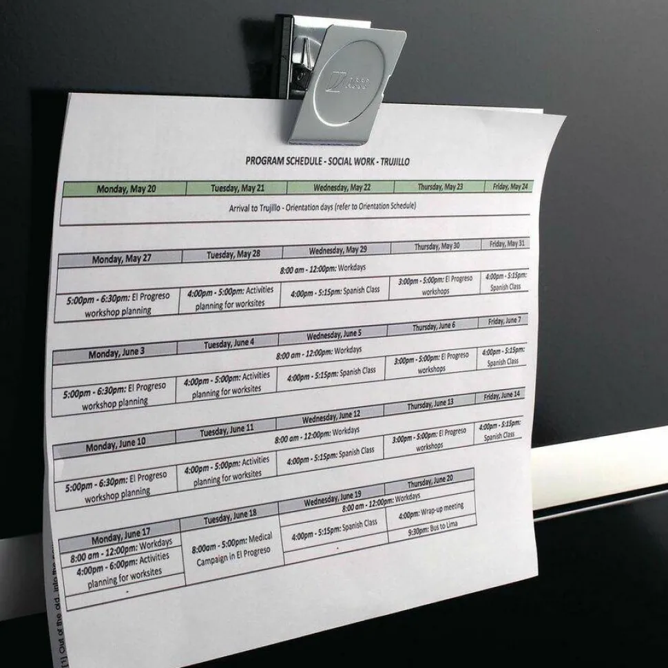 Quartet 1" Capacity Medium Magnetic Clip
