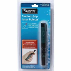 Quartet Classic Comfort Laser Pointer, Class 3a, Large Venue, Green - Red Light - 919 ft Maximum Projection
