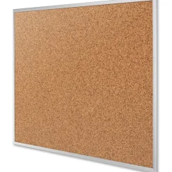 Quartet Classic Cork Bulletin Board, 48" x 72", Aluminum Frame With Silver Finish