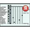 Quartet Classic DuraMax Magnetic Dry-Erase In/Out Board, 24" x 18", Aluminum Frame With Black Finish