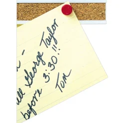 Quartet Natural Cork Bulletin Bars, 1" x 36", White