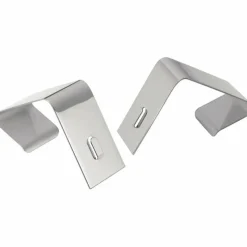 Quartet Partition Board Hangers, Silver, Pack Of 2