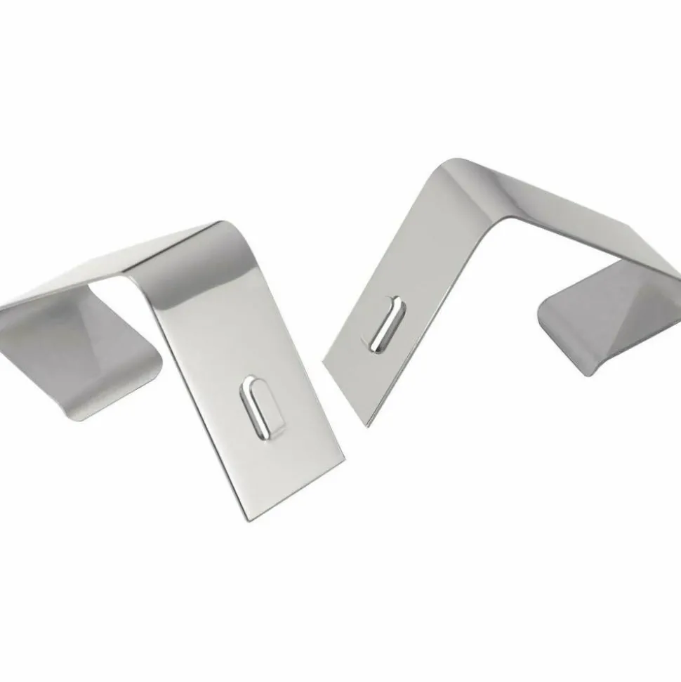 Quartet Partition Board Hangers, Silver, Pack Of 2
