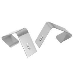 Quartet Partition Board Hangers, Silver, Pack Of 2