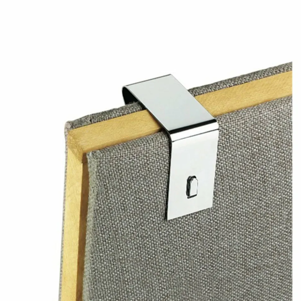 Quartet Partition Board Hangers, Silver, Pack Of 2
