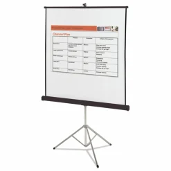 Quartet Portable Tripod Projection Screen, 70