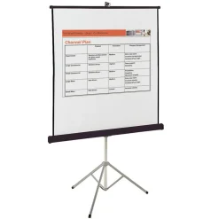 Quartet Portable Tripod Projection Screen, 70