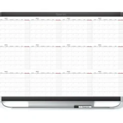 Quartet Prestige 2 Magnetic Dry-Erase 12 Month Calendar Board, 36