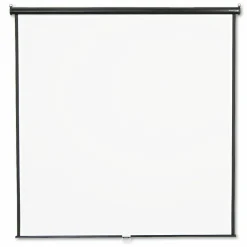 Quartet Wall or Ceiling Projection Screen, 84 x 84, White Matte Finish