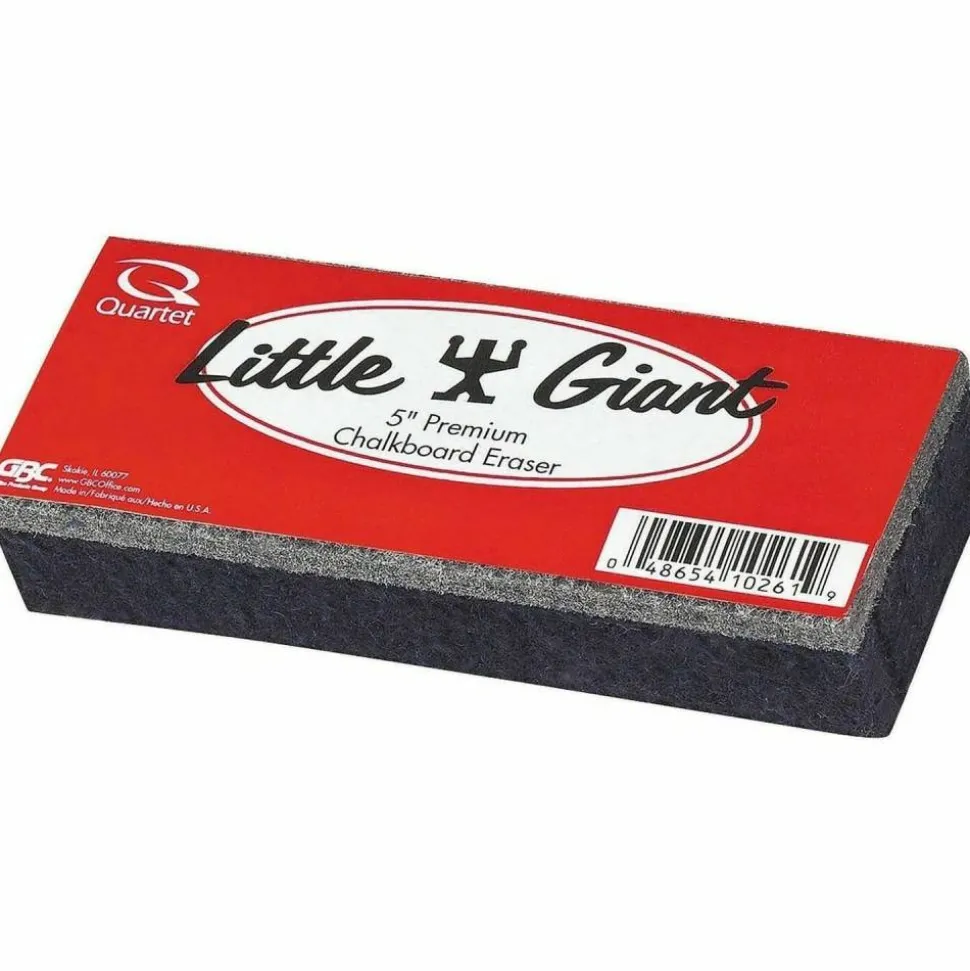 Quartet Zenith Sewn Chalkboard Eraser, 5" Felt
