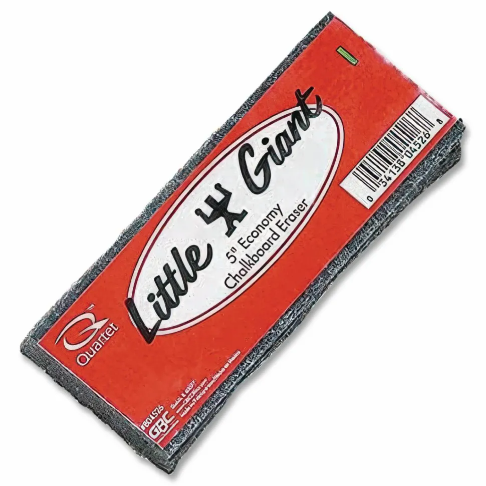 Quartet Zenith Sewn Chalkboard Eraser, 5" Felt