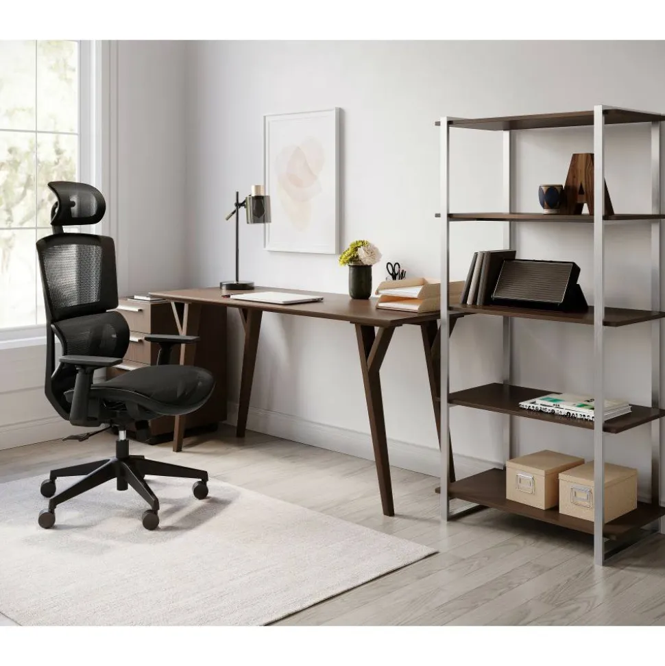 Radano Mesh High-Back Executive Office Chair, Black, BIFMA Compliant