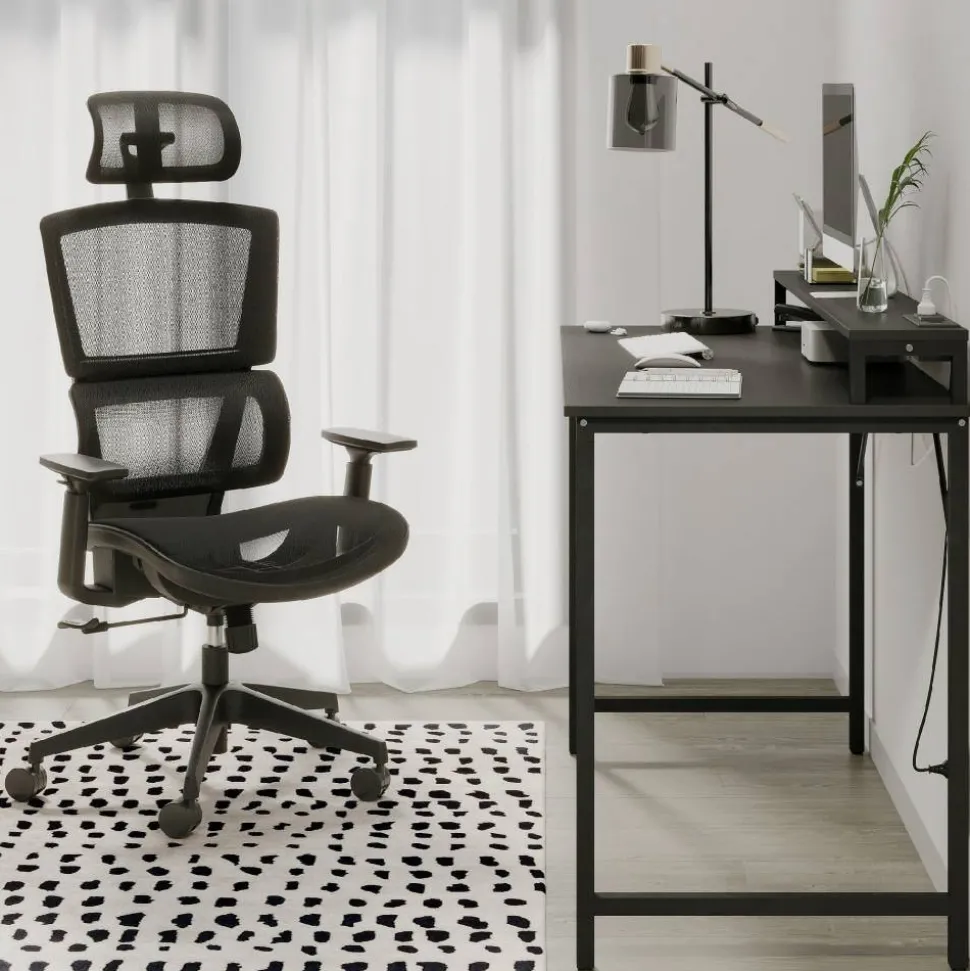 Radano Mesh High-Back Executive Office Chair, Black, BIFMA Compliant