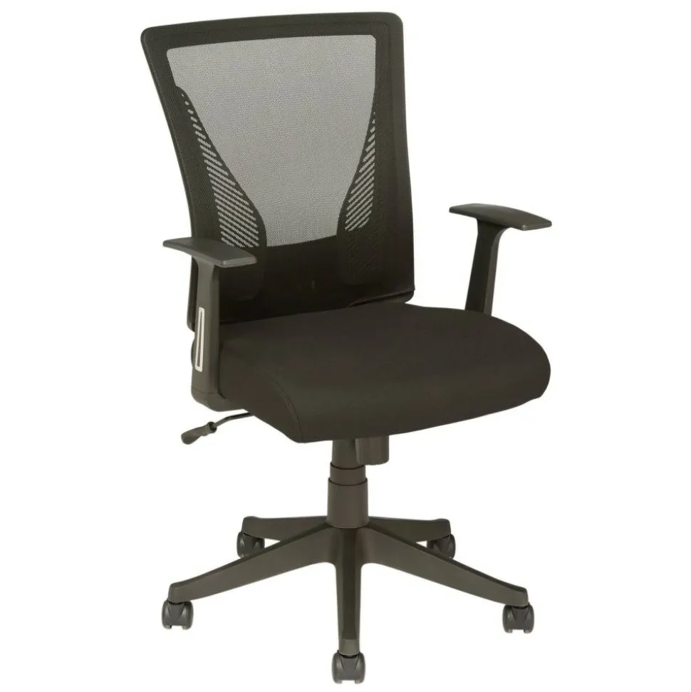 Radley Mesh Mid-Back Task Office Chair, Black, BIFMA Compliant