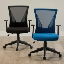 Radley Mesh Mid-Back Task Office Chair, Black, BIFMA Compliant