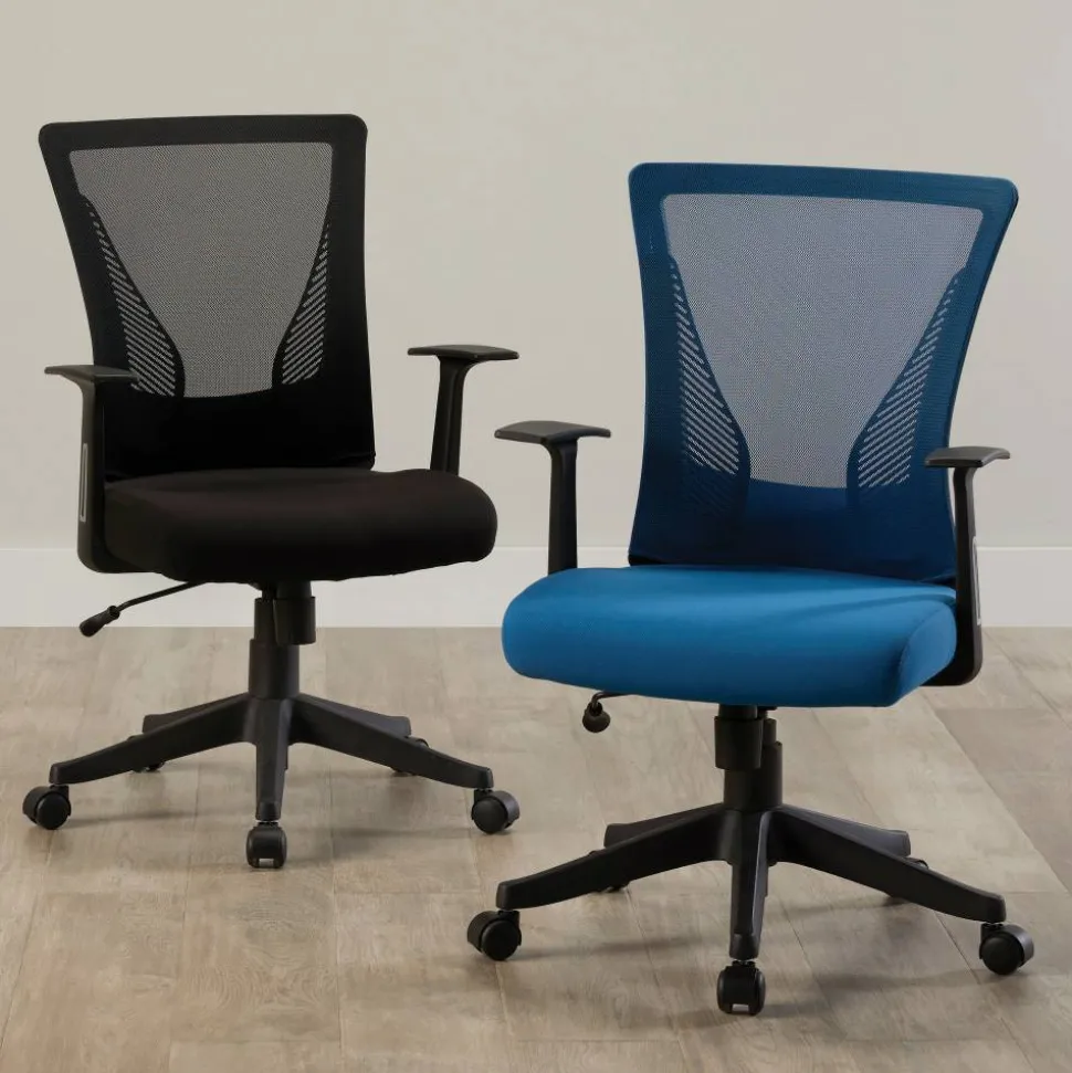 Radley Mesh Mid-Back Task Office Chair, Black, BIFMA Compliant