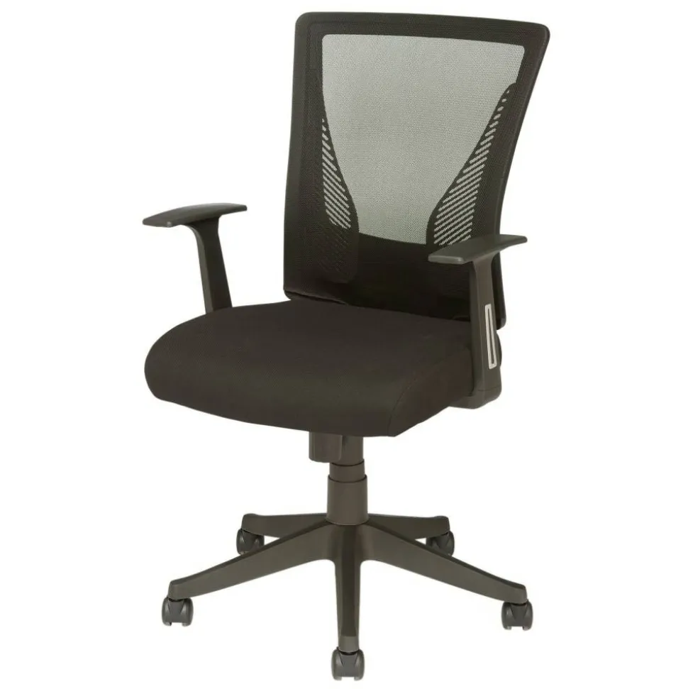 Radley Mesh Mid-Back Task Office Chair, Black, BIFMA Compliant