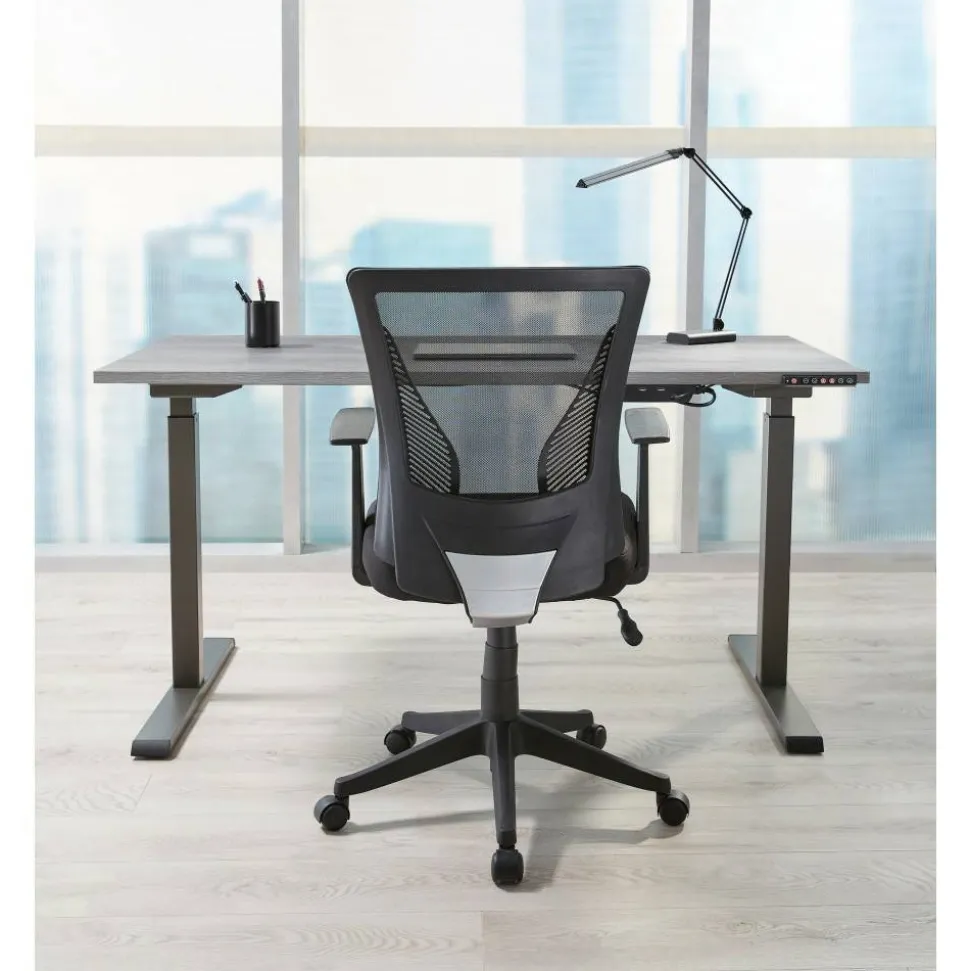 Radley Mesh Mid-Back Task Office Chair, Black, BIFMA Compliant