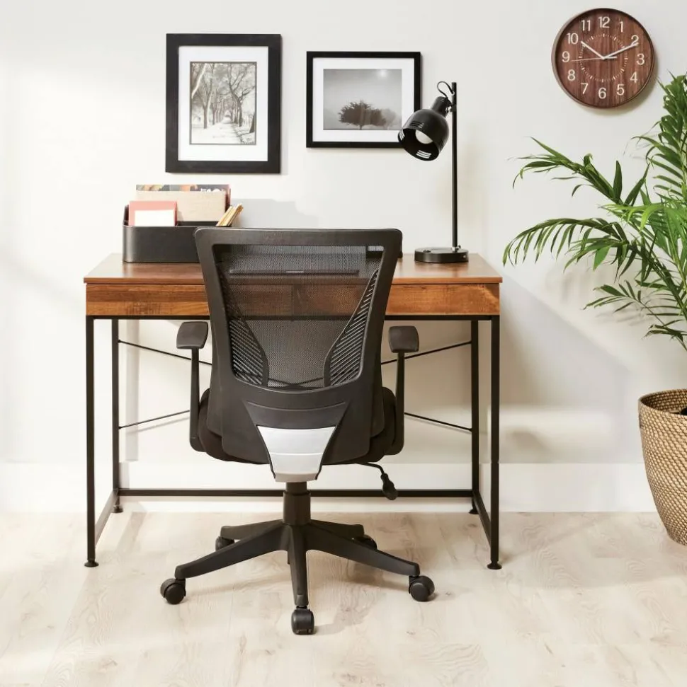 Radley Mesh Mid-Back Task Office Chair, Black, BIFMA Compliant