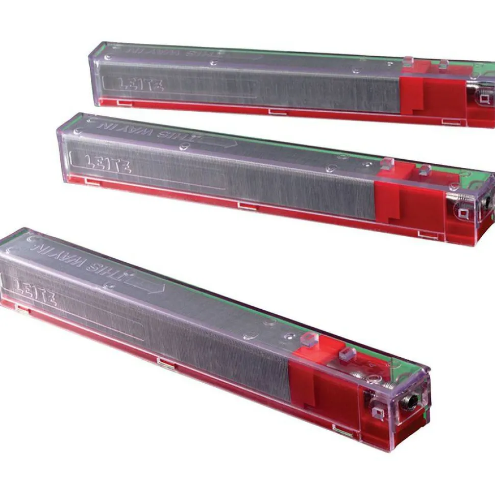 Rapid Heavy-Duty Stapler Cartridge, 7/16", Red, 210 Per Cartridge, Pack of 5 Cartridges
