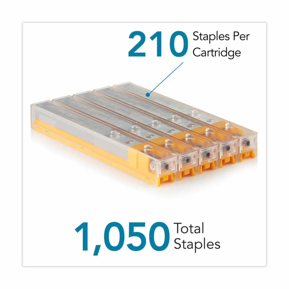 Rapid Heavy-Duty Stapler Cartridge, 5/16" Full Strip, 210 Staples Per Cartridge, Box Of 5 Cartridges