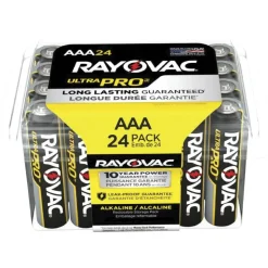 Rayovac Ultra Pro Alka AAA24 Batteries Storage Pak - For Multipurpose - AAA - 1.5 V DC - 24 / Pack