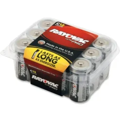 Rayovac Ultra Pro Alkaline C Battery 12-Packs - For Multipurpose - C - 1.5 V DC - 12/Pack - 8 / Carton