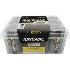 Rayovac Ultra Pro Alkaline C Battery 12-Packs - For Multipurpose - C - 1.5 V DC - 12/Pack - 8 / Carton
