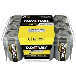 Rayovac Ultra Pro Alkaline C Battery 12-Packs - For Multipurpose - C - 1.5 V DC - 12/Pack - 8 / Carton