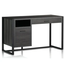 RealSpace DeJori 51”W Writing Desk, Charcoal