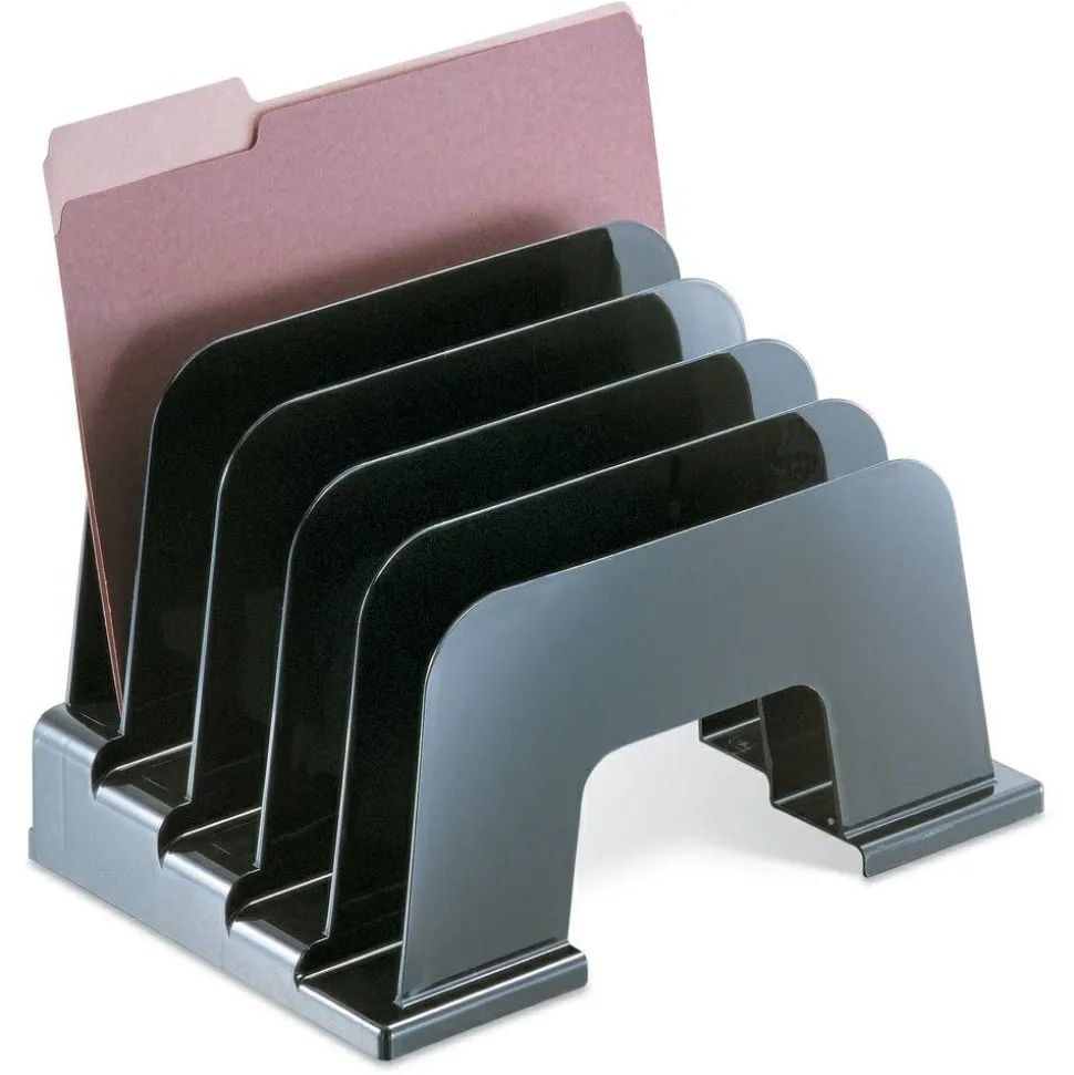 30% Recycled Large Incline Desktop Sorter, Black