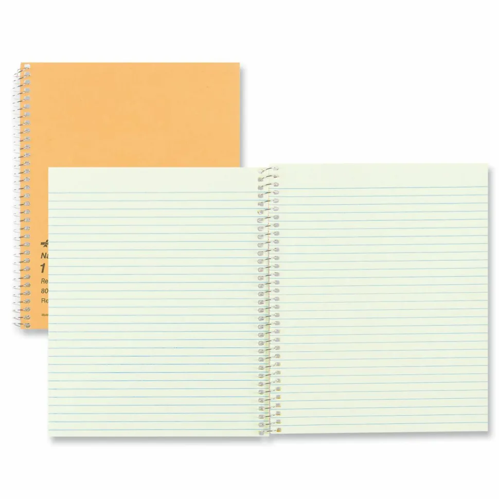 Rediform Brown Board Notebook, 6-7/8 x 8-1/4", 1 Subject, 80 Sheets, Brown