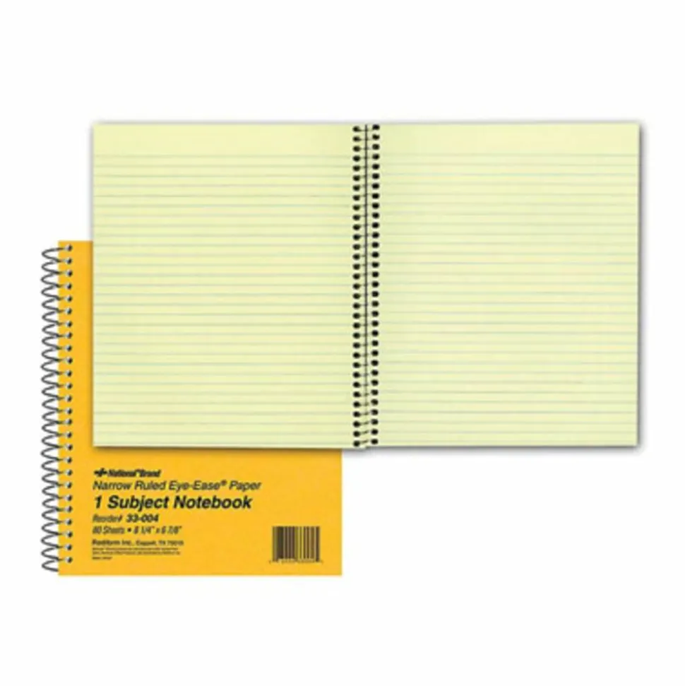 Rediform Brown Board Notebook, 6-7/8 x 8-1/4", 1 Subject, 80 Sheets, Brown