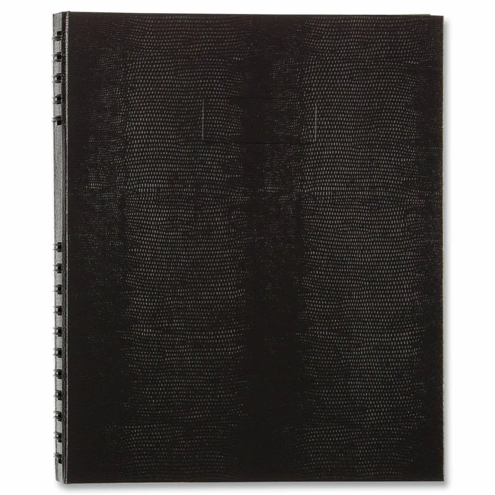 Rediform College Rule NotePro Organizer, 11" x 8 1/2", Black, Undated Calendar