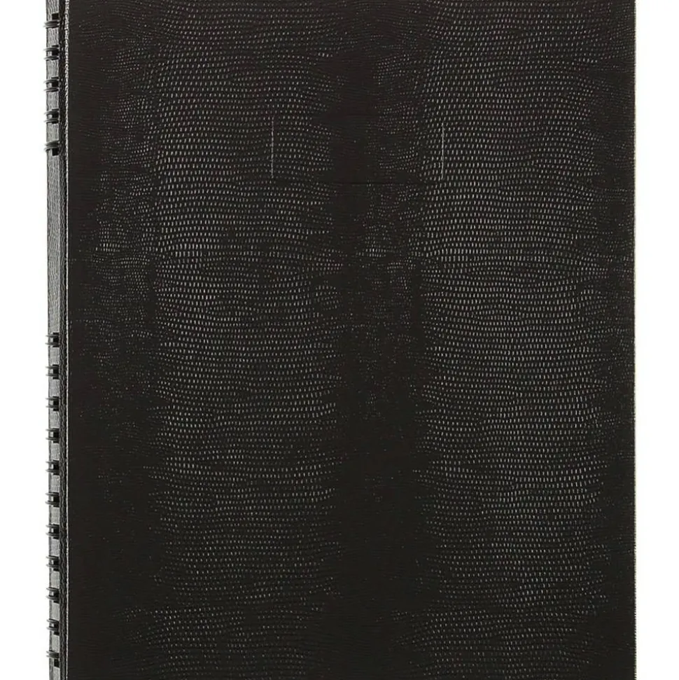 Rediform College Rule NotePro Organizer, 11" x 8 1/2", Black, Undated Calendar