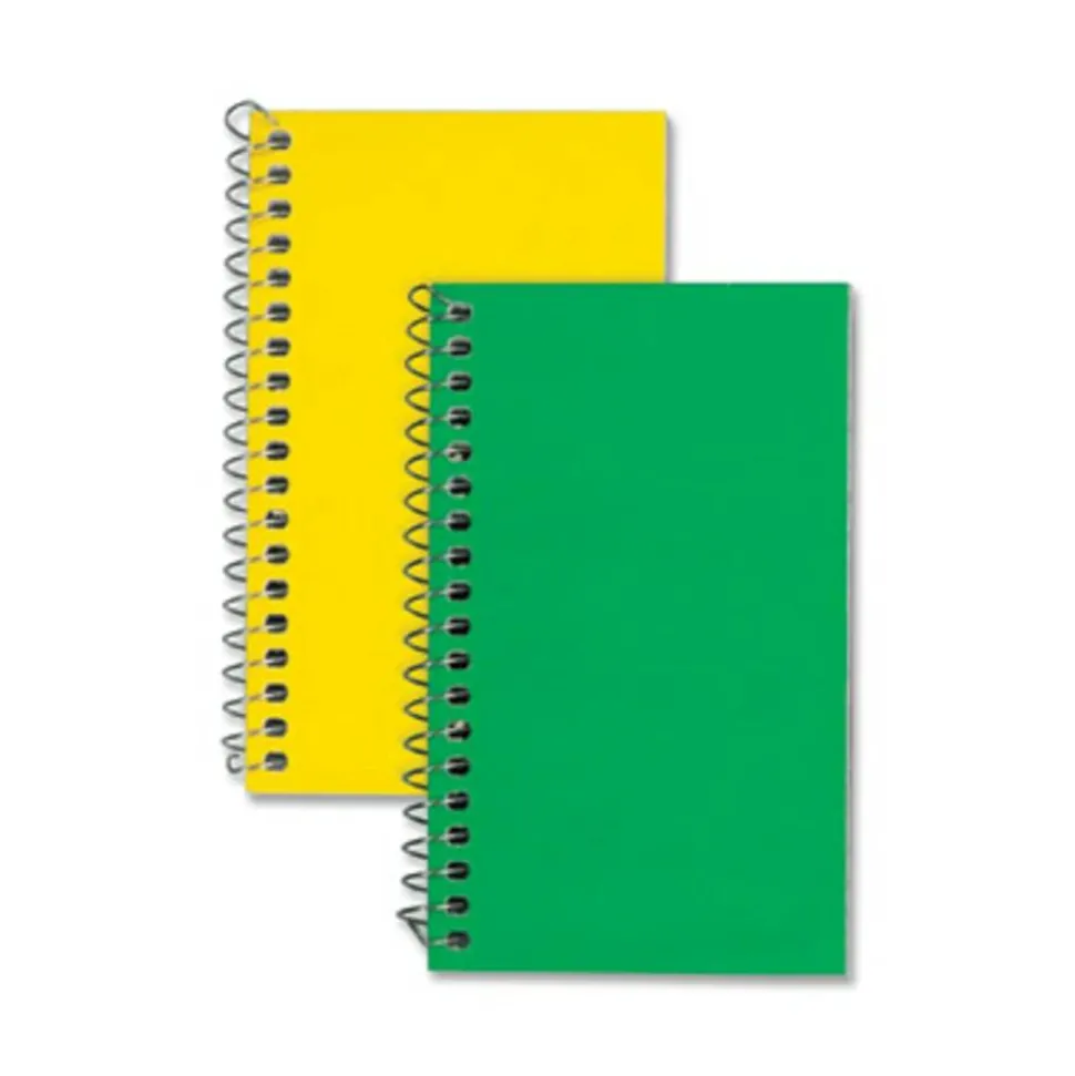 Rediform Spiralbound Bright Memo Notebook, 3" x 5", 60 Sheets, Assorted Colors