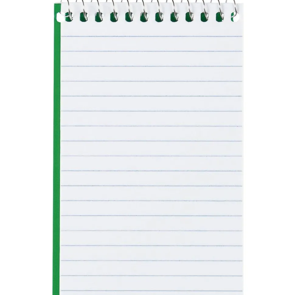 Rediform Wirebound Memo Notebook, 3" x 5", 60 Sheets, Assorted Colors