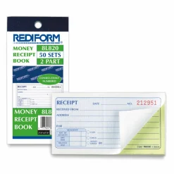 Rediform Money Receipt 2/Part Collection Forms - 50 Sheet(s) - 2 PartCarbonless Copy - 5