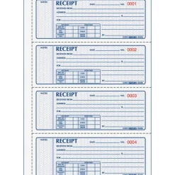 Rediform MRediform Money Receipt Collection Forms, 2-Part, Carbonless, 7