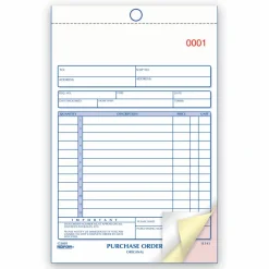 Rediform 3-Part Carbonless Purchase Order Book - 50 Sheet(s) - 3 Part - Carbonless Copy - 5.50
