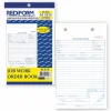 Rediform 2-Part Job Work Order Book, 2 Part, 5-1/2" x 8-1/2", 50 Sheets, Blue/Red