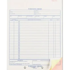 Rediform Purchase Order Book, 17 Lines, Three-Part Carbonless, 8.5 x 11, 50 Forms Total