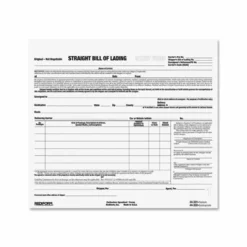 Rediform Snap-A-Way Bill of Lading Forms - 3 Part - Carbonless Copy - 8.50