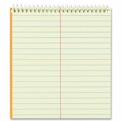 Rediform Wirebound Steno Notebook - 60 Sheets - Wire Bound Light Blue Margin - 16 lb Basis Weight - 6