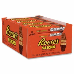 Reese's STICKS Wafer Bar, 1.5 oz Bar, 20 Bars/Box