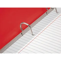 Reinforced Filler Paper, 8" x 10-1/2", Wide Ruled, White, Pack Of 100 Sheets