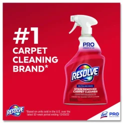 Resolve Professional Carpet Spot Cleaner, 32 Oz Bottle, Case Of 12
